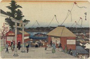 (Staw Shinobazu widziany z świątyni Yushima)