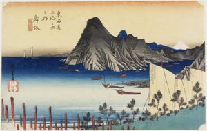 Rzeczywisty widok Imagiri, Maisaka, c. 1833