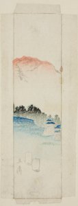 Koperta z krajobrazem autorstwa Utagawa Hiroshige