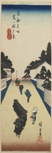 Wieczorny widok Kasumigaseki, 1830-1844