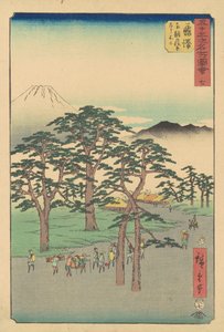 Święto Fujisawa autorstwa Utagawa Hiroshige