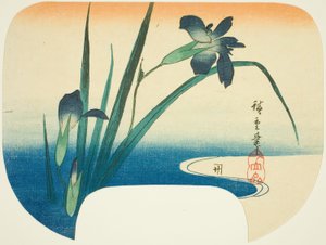 Irys i strumień autorstwa Utagawa Hiroshige