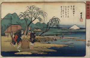 Rzeka Klejnot Cho_fu w prowincji Musashi, 1835-1837