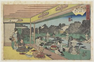 Musashi i w Ushijima, ok. godz. 1835-1842