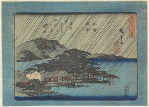 Night Rain at Karasaki