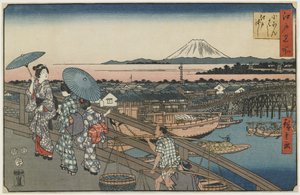 Most Nihonbashi i most Edo, listopad 1853 r.