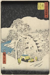 No.38 Yamanaka Village w Fujikawie, lipiec 1855