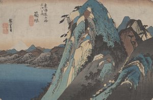 Nr 11 "Hakone" Z 53 stacji Tokaido, ok. 1833 r.
