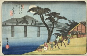 z. 28: Nagakubo, z serii ``Shi xty-nene S taion s kisokaido