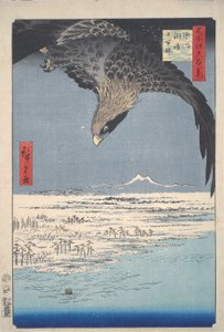 Zwykły w Susaki, Fukagawa, z serii Sto widoków Edo autorstwa Utagawa Hiroshige