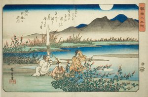 Rzeka Noji Jewel w prowincji Omi (Omi Noji no Tamagawa) - Rzeka Noji Jewel w prowincji Omi (Omi Noji no Tamagawa) autorstwa Utagawa Hiroshige