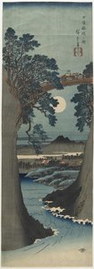Widok na Małpi Most w prowincji Koszu, 1841-1842