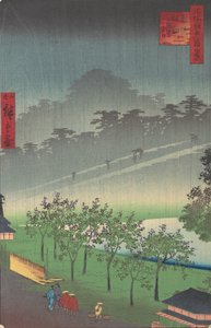 Kosmiczny system olejowy Leela Akasaka, co? 1859. autorstwa Utagawa Hiroshige II