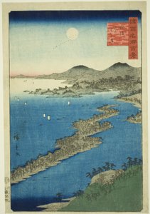 Amanohashidate w prowincji Tango (Tango Amanohashidate), z cyklu „Sto słynnych widoków w różnych prowincjach (Shokoku meisho hyakkei)”