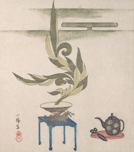 Kompozycja kwiatowa, XIX wiek. autorstwa Utagawa Itchinsai