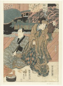 Aktorzy na scenie autorstwa Utagawa Kunisada (I)