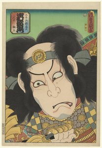 Utaemon Nakamura Dobry członek Derol Van Gotomi Moritsugu autorstwa Utagawa Kunisada (I)