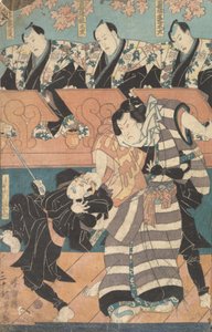 Album trzydziestu grafik aktorskich, XIX w. autorstwa Utagawa Kunisada