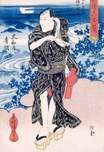 Aktor, okres Edo. autorstwa Utagawa Kunisada