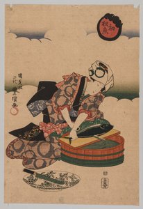 Przygotowanie Bonita autorstwa Utagawa Kunisada
