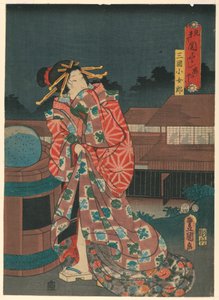 Gejsza autorstwa Utagawa Kunisada