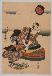 Przygotowanie Bonita autorstwa Utagawa Kunisada