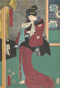 Druk, XIX w., XIX w. autorstwa Utagawa Kunisada