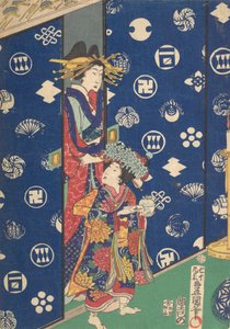 Druk, XIX w., XIX w. autorstwa Utagawa Kunisada