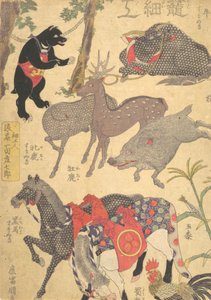 Druk, XIX w., XIX w. autorstwa Utagawa Kunisada