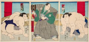 To małe pole m, a to źródło. Kuniteru Utagawa (1808-1876)