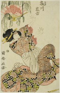 Herbata C i r Fujikawa Tomokichi Ii As Okaru, żona rządu autorstwa Utagawa Kuniyasu