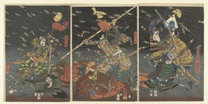 Deah ts ts ts ts ts ts Jaka jest różnica między Shijonawate? autorstwa Utagawa Kuniyoshi