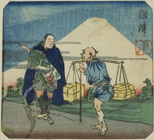 Mirror of Joruri Plays (Zwierciadło Joruri Plays) autorstwa Utagawa Kuniyoshi