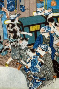 Blady księżyc autorstwa Utagawa Kuniyoshi