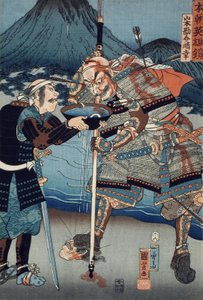 Yamamoto Kansuke Haruyuki autorstwa Utagawa Kuniyoshi