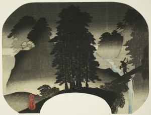 krajobraz (z Sanem) autorstwa Utagawa Sadahide