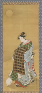 Kurtyzana i jej pomocnik, 1735-1868. autorstwa Utagawa Toyoharu