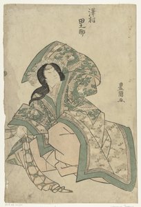 Sawamura Tanosuke (tytuł na obiekcie) autorstwa Utagawa Toyokuni (I)