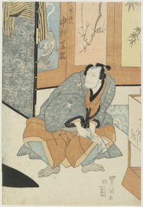 Aktor Nakamura Shikan jako Magohachi z Takenozuki autorstwa Utagawa Toyokuni