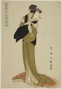 Hamamuraya: Segawa Kiku no Jyoi, z „Portretu ac i rs na scenie” Teserie autorstwa Utagawa Toyokuni I