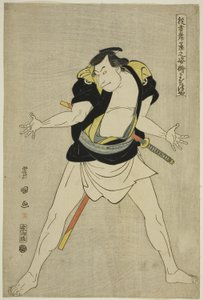 Masatsuya: Otani Oni Ii jako Ono Sadakuro, z serialu telewizyjnego ” autorstwa Utagawa Toyokuni I