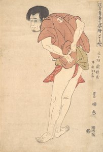 Aktor Arashi Ryuzo później znany jako Arashi Shichigoro, XVIII-XIX wiek. autorstwa Utagawa Toyokuni I