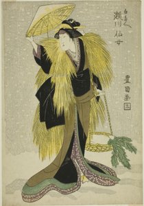 Te Ac i r Segawa Fairy As Shirotae autorstwa Utagawa Toyokuni I