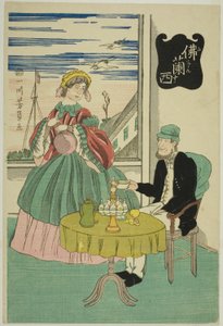 kanał F (Francja) autorstwa Utagawa Yoshikazu