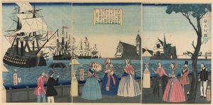 Jen gan d (kraj brytyjski) autorstwa Utagawa Yoshitora