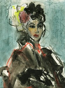Elegancki portret modowy