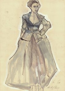 Elegancki szkic modowy