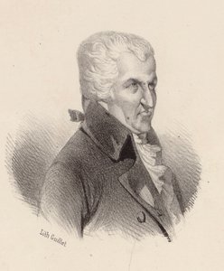 Portret kompozytora Pierre-Alexandre Monsigny 1729-1817. autorstwa V. Guillet