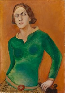 Portret Sylvi Kunnas autorstwa Väinö Kunnas