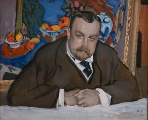 Portret Iwana Abramowicza Morozowa autorstwa Valentin Aleksandrovich Serov